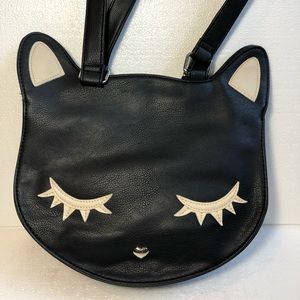 Kitty cat face head hand shoulder bag